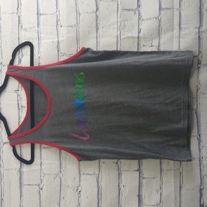 Pride Smirnoff Love Wins Gray and Red Tank Top Men's Size Medium